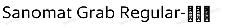 Sanomat Grab Regular字体转换